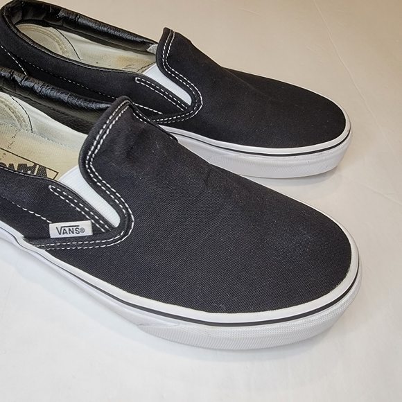 Vans Off The Wall Black & White Slip On Sneaker Size Men's 8 (Women's 9.5) - Picture 9 of 13